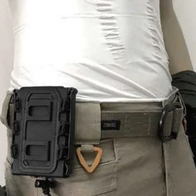 5.56 Magazine Pouch 7.62 AK 74 Accessories MIOUNT Fast Mag Flexible Molle AK 74/47 AR M4 5.56/7.62 Mag Pouch Magazine Holder - Image 6