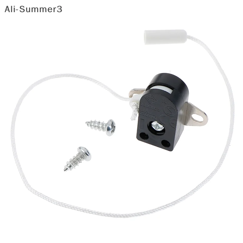 (YY)1Pc 2025 New 101A Pull Cord Switch For Wall Lamp Bedside Lamp Open Single Pull Control Rope Switch CE 2A 250V