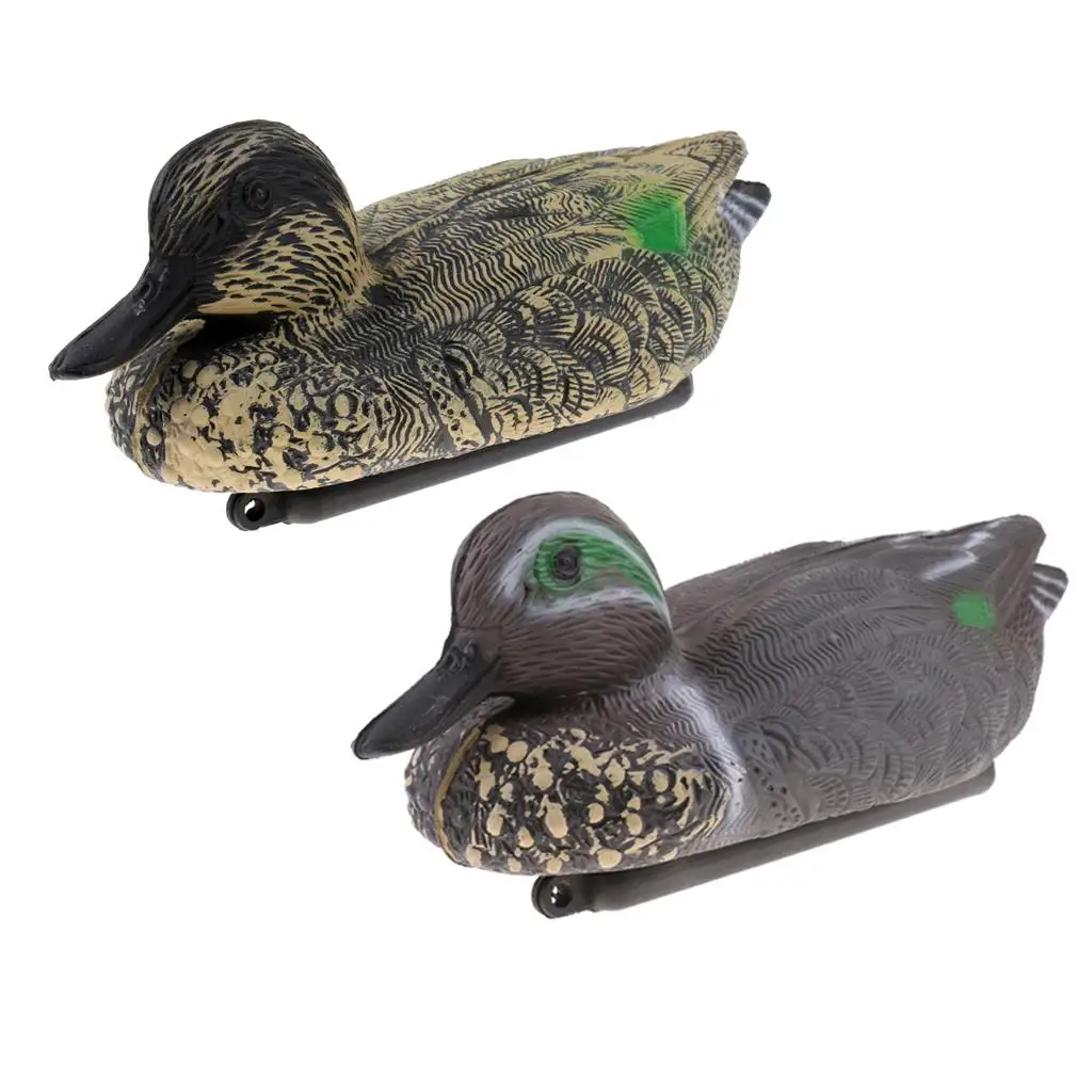 Señuelo de pesca flotante 3D para caza, señuelo de pato para decoración de jardín, parque flotante al aire libre, lago