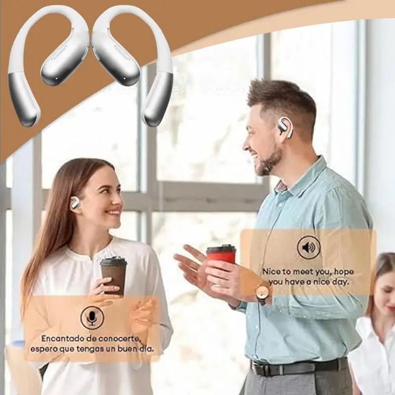 سماعات أذن للترجمة في الوقت الحقيقي، سماعات أذن للذكاء الاصطناعي، 144 لغة، ترجمة سماعات الرأس اللاسلكية All Da