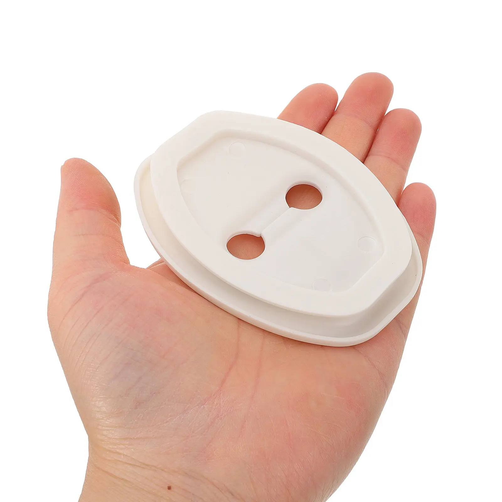 4Pcs Car Door Lock Protective Covers Silicone Shock Absorbing Design Door Latch Guards Car Lock Protection Pads