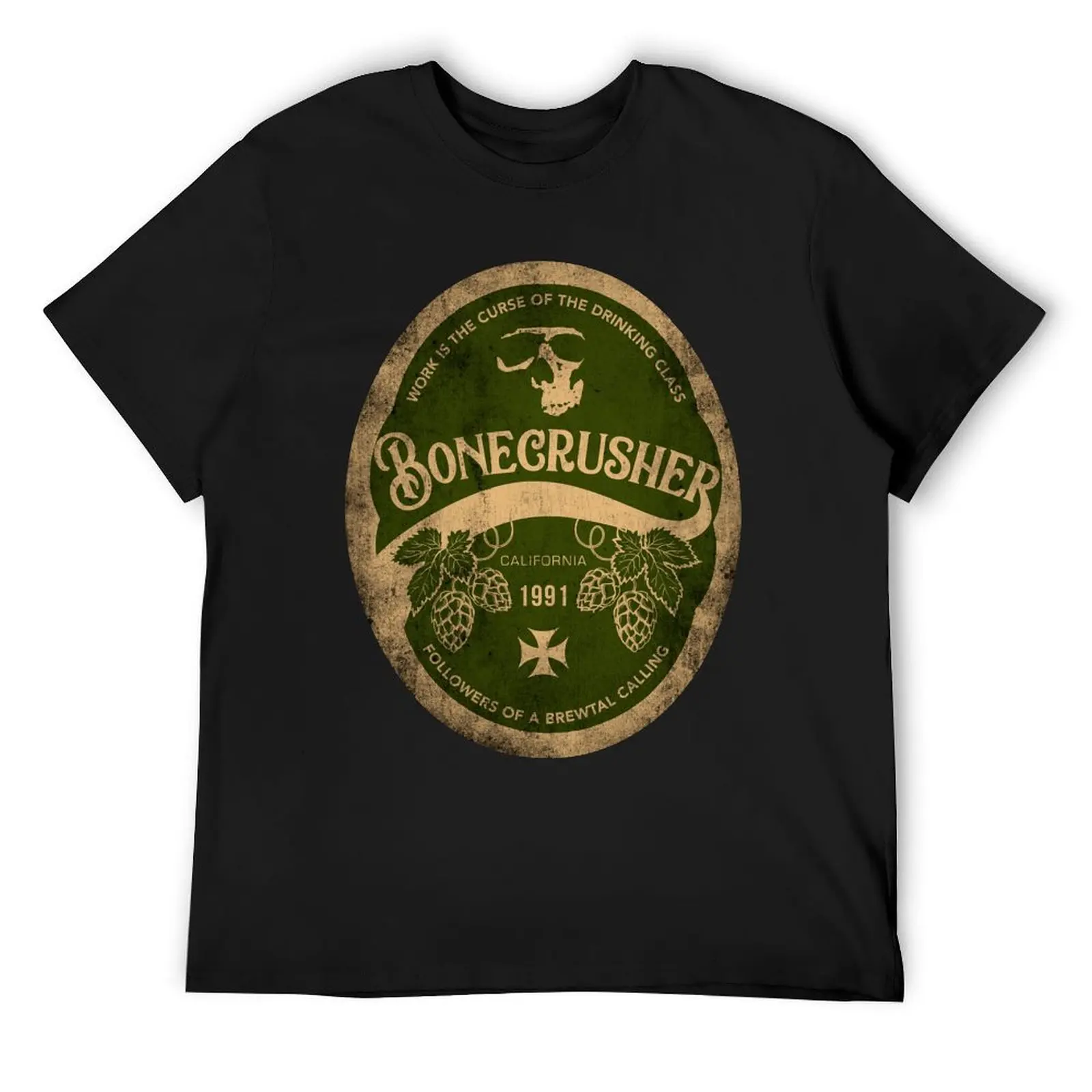 

Bonecrusher Beer Label Classic T-Shirt blanks oversized graphic tee for a boy men graphic t shirts