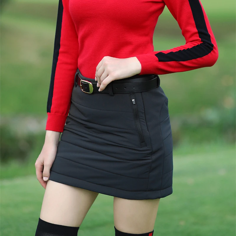 

Sale! XL Wool Thick Winter Women Short Skirt Female Short Cotton Lady Autumn Golf Sportswear Tennis Ball Clothing Slim Hip Skirt