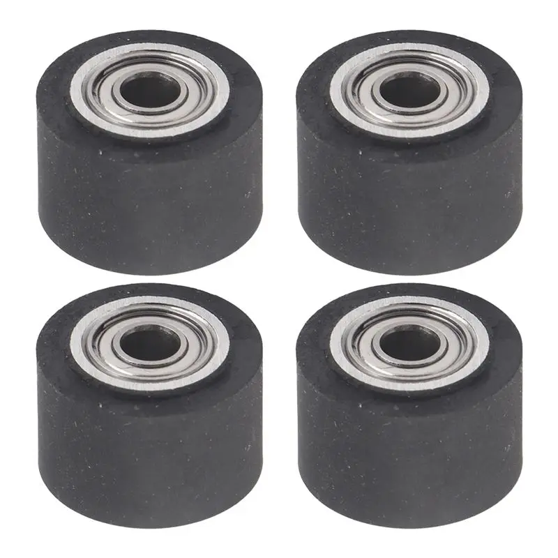 AB46-4Pcs Paper Feed Roller Pinch Roller Rubber Cutting Plotter Pinch Roller 4X11x16mm Cutting Andengraving Machine Accessories