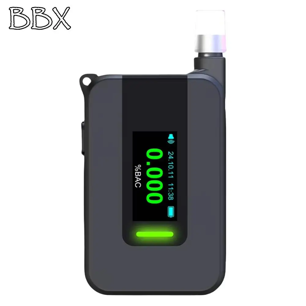 

LED Digital Display Breathalyzer Analyzer Accuracy Blowing LED Screen Digital Breathalyzer Plastic Anti-slip