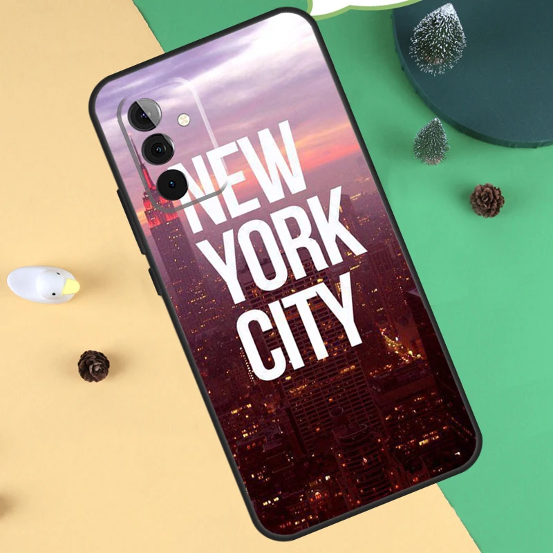 New York City Funda per Samsung Galaxy A35 A55 A15 A25 A53 A33 A13 A52 A32 A12 A51 A71 A14 A34 A54 Case