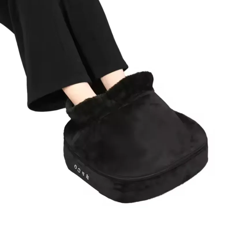 2-in-1 Electric Back and Foot Massager with Heat and Vibration for Feet Relaxation