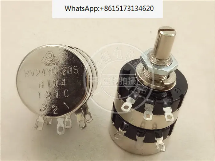 4 pieces Domestic TOCOS RV24YG 20S B1K 5K10K 20K50K100K 250k duplex potentiometer