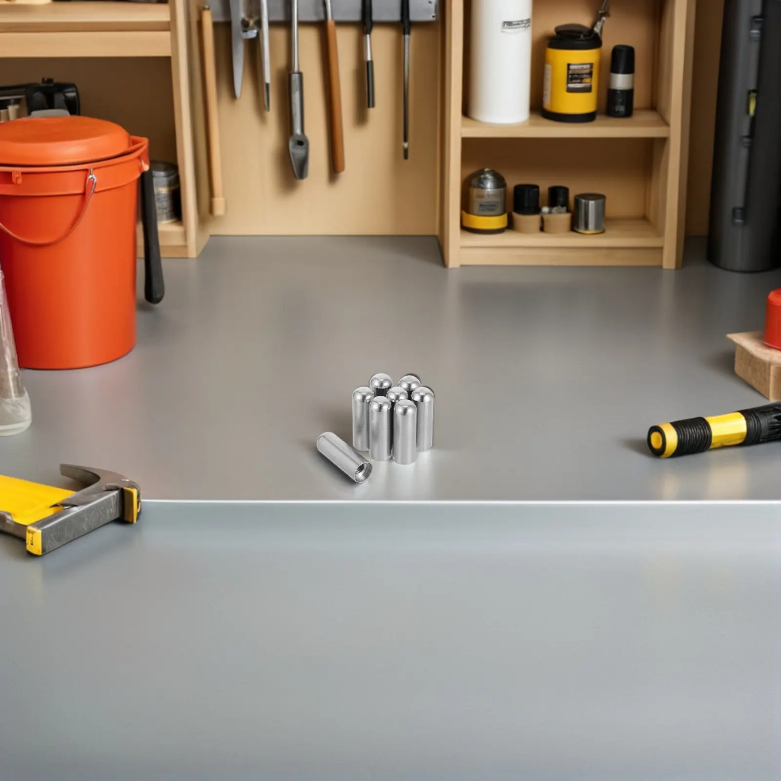 

1Set Heavy Duty Door Hinge Repair Kit Metal Bushing Tool Pin Removal Liner Installation Guide for Residential Commercial