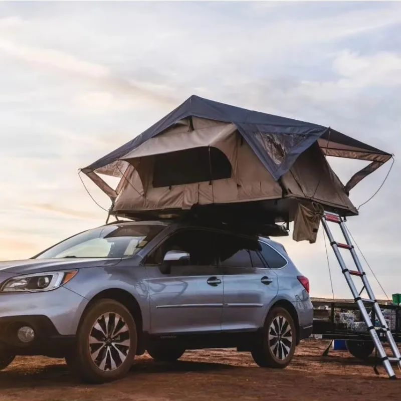 

Outdoor Camper Car 4X4 Roof Tent Wholesale Soft Shell Insulated Light Weight RTT Car Roof Top Tent for 4 Person