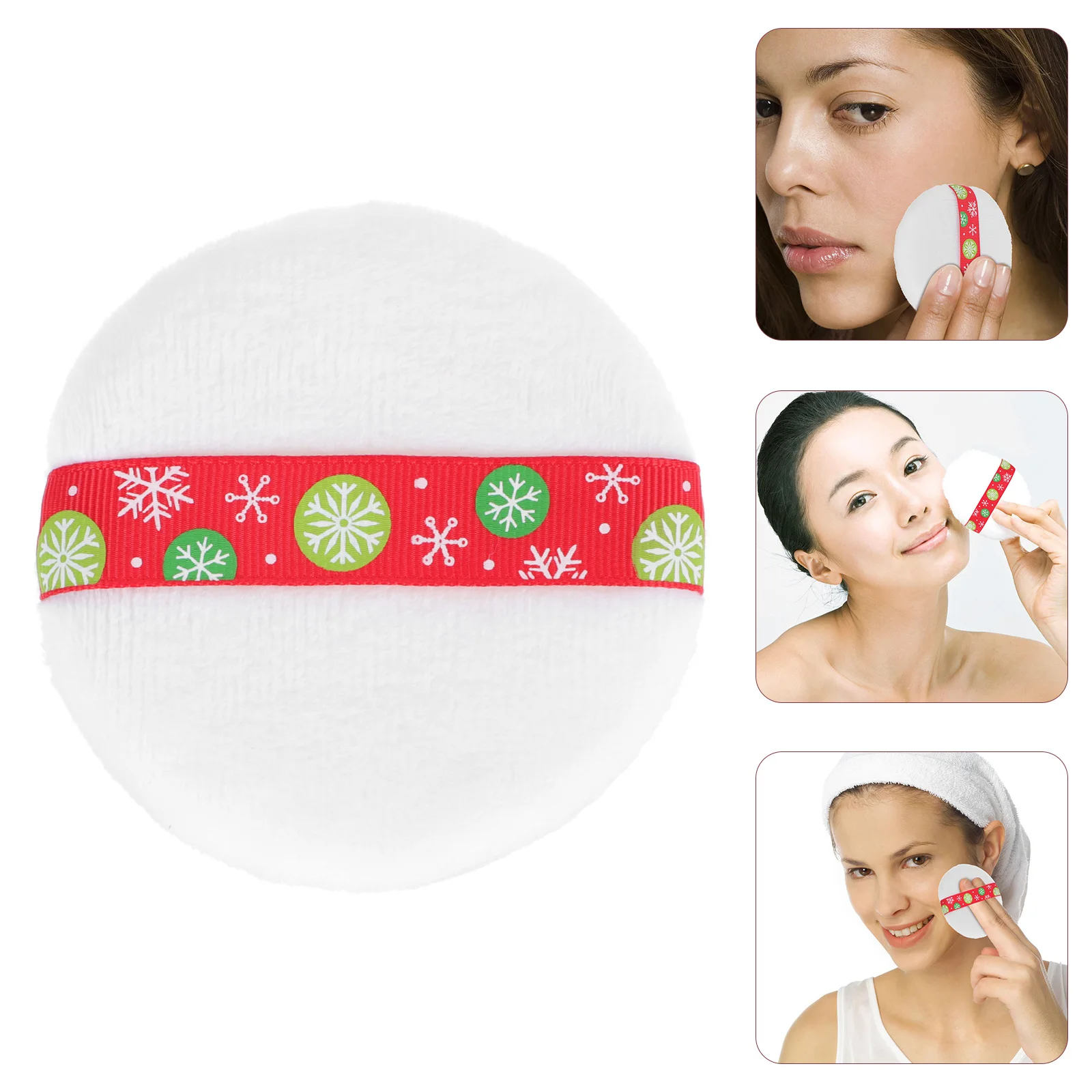 

6pcs Makeup Puff Powder Puff Beauty Applicator For Foundation Blush Highlighter Soft Skin-Friendly Multipurpose Face
