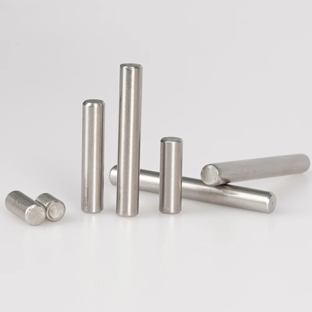 Dowel Pin GB119 M1 M1.5 M2 M2.5 M3 M4 M5 M6 M8 M10 Cylindrical Locating 304 Stainless Steel Fixing Shaft Pins Round Solid Rod