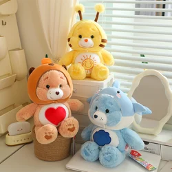 Care Bears Cartoon Plush Toys Bear Turn Into Rabbit Shark Capybara Soft Stuffed Toys Cars Home Decoration Bear Plush Dolls