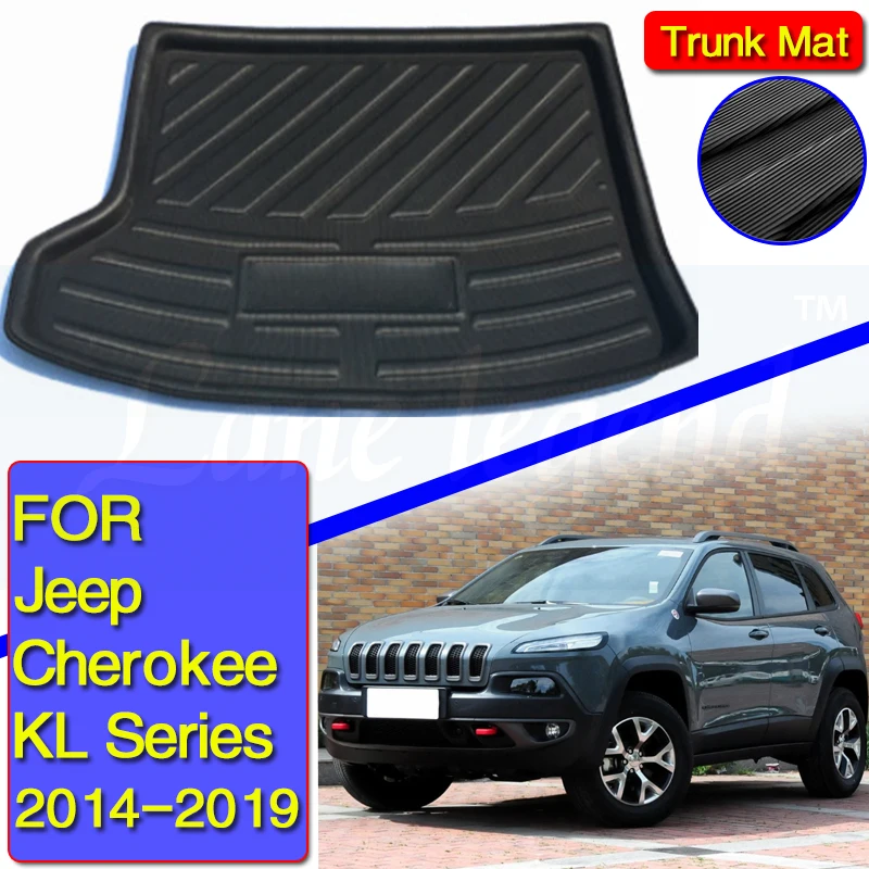 

For Jeep Cherokee KL Series 2014 2015 2016 2017 2018 2019 Car Rear Trunk Mat Cargo Tray Boot Liner Carpet Protector Floor Mats