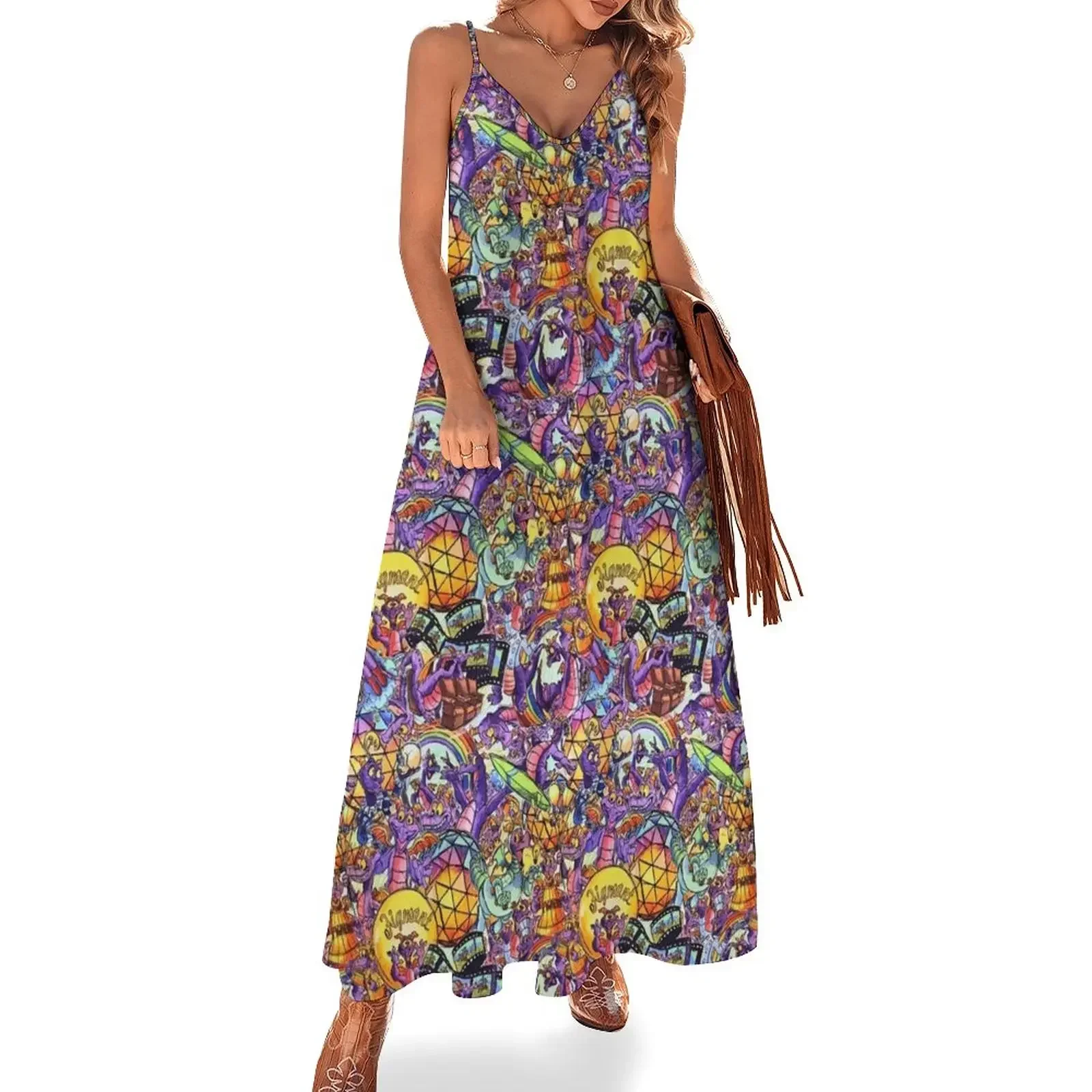 

THE ORIGINAL Figment Collage Sleeveless Dress dress summer ladies dresses for women 2024 Dress