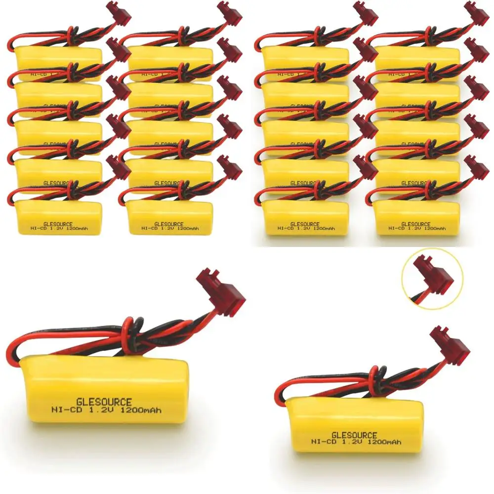 

10 Pack 12V 1.2Ah NiCad Rechargeable Batteries for Ency Light