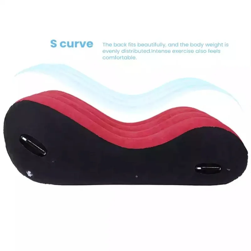 Inflatable Sofa Lounge Chair With Handle Yoga Chaise For Nap Air Bed Cushion Bedroom Relax Lounger Magic Pillow Aid Furniture