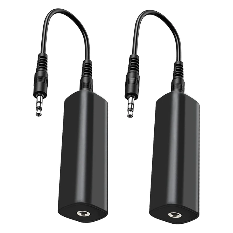 

Ground Loop Isolator Noise Filter For Car Audio/Home Stereo, Ground Loop Noise Isolator With 3.5Mm Audio Cables