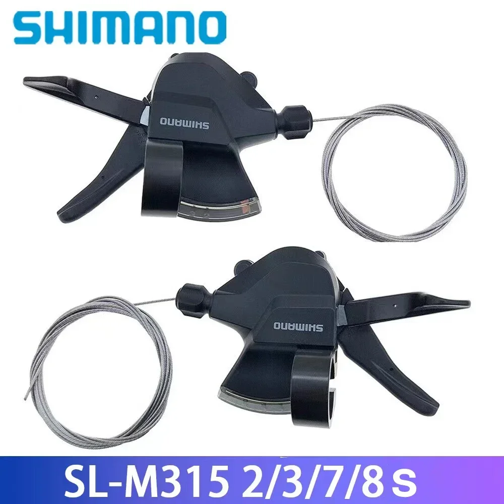 SHIMANO Altus SL M315 MTB palanca de cambios 2X7s 2X8s 3x7s 3x8s 2 3 7 8 14 16 21 24S velocidad bicicleta de montaña palanca de cambios juego de gatillo