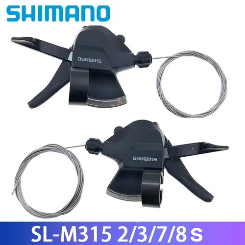 SHIMANO Altus SL M315 MTB palanca de cambios 2X7s 2X8s 3x7s 3x8s 2 3 7 8 14 16 21 24S velocidad bicicleta de montaña palanca de cambios juego de gatillo