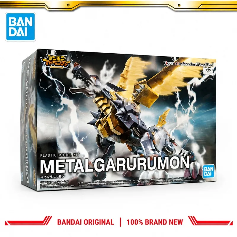 In Stock Bandai Original Banpresto Digimon Adventure Metalgarurumon Action Figure Model Doll Brand New Boxed Anime Characters
