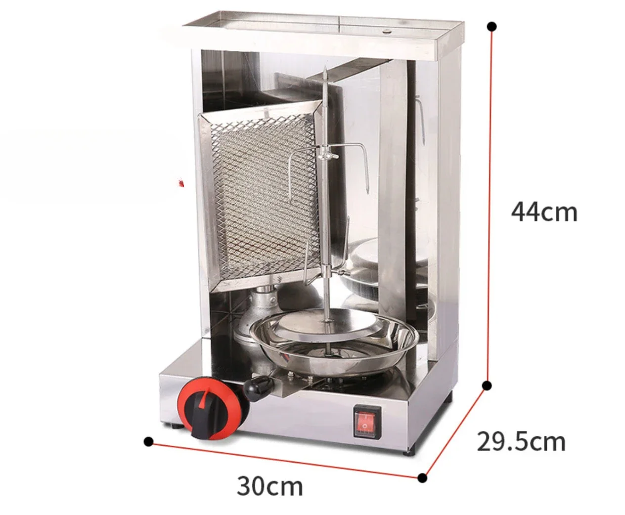 Commercial Mini Vertical Spinning Grills electric rotary roast chicken Barbecue Machine