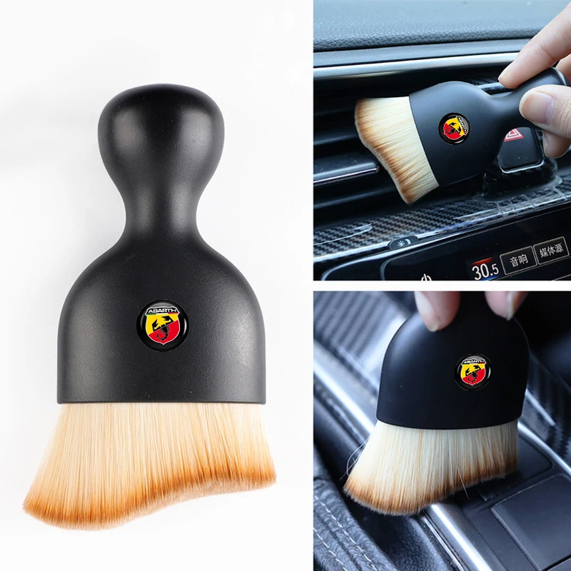 Car Cleaning Tool Soft Brush Dust Remover Interior Accsesories For Fiat Grande Punto Abarth Tipo Stilo Ducato Palio 500x Bravo