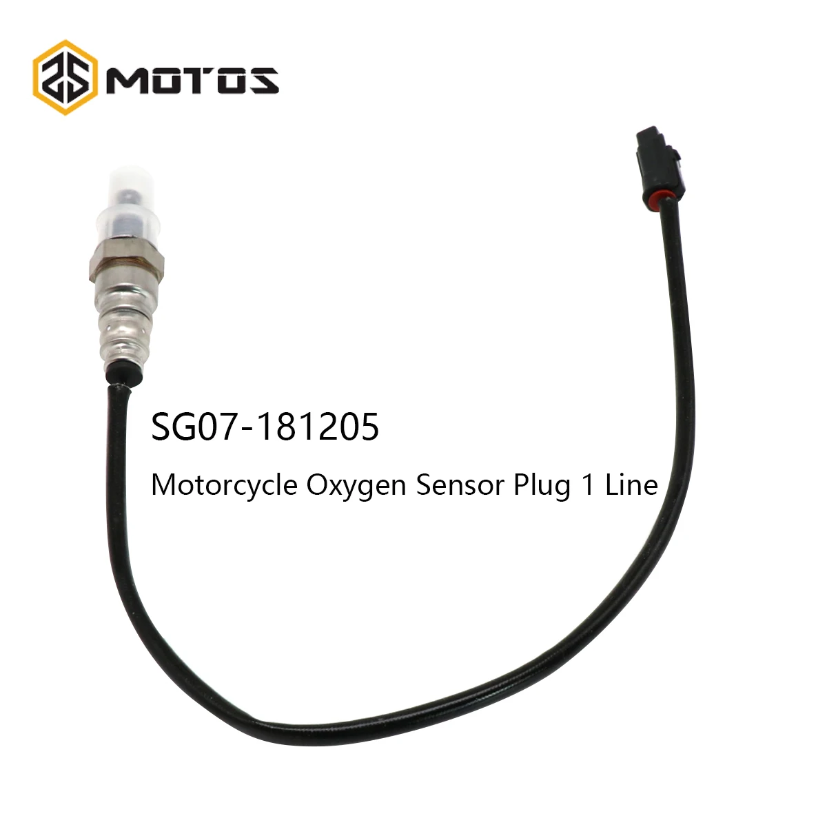 

ZS MOTOS Oxygen Sensor SG07-181205 Motorcycle Exhaust System Oxygen Sensor Plug 1 Line SG07-181205