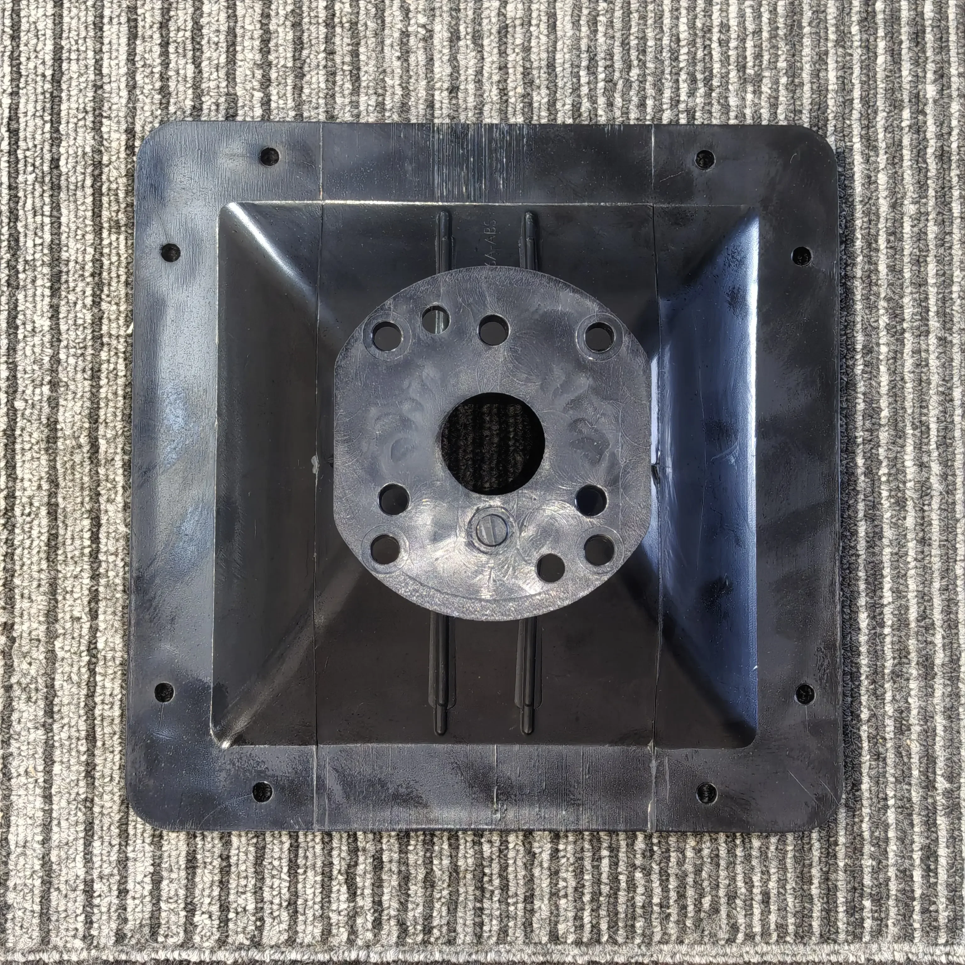 MW Audio 1"-Kehlkopf-Kunststoffhorn 210x210x110mm, ABS-Schraubwellenleiter für den Austausch von Pro-Audio-Lautsprechern – Detail 5