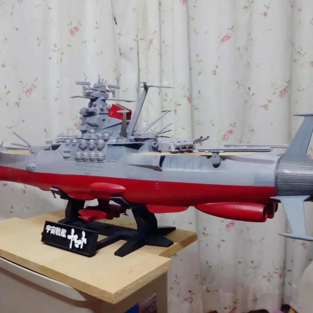 1/210 Space Battle Ship X  Assembly Model 125cm Meticulously Crafted Ships Static Model Ship Toy Ornament