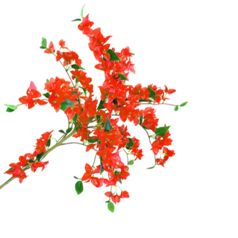 

Large-scale Nordic-style interior, living room, and office decoration: biomimetic bougainvillea, single-stem artificial flower.