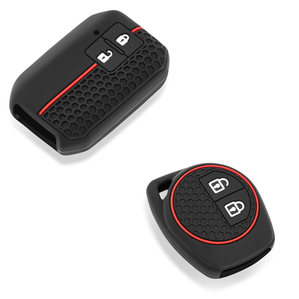 2 Tasten Schlüsselhülle für Suzuki Swift Hybrid 2023 Jimney Baleno Ignis XL7 Monopoly ERTIGA Accurate Wagon R Autozubehör
