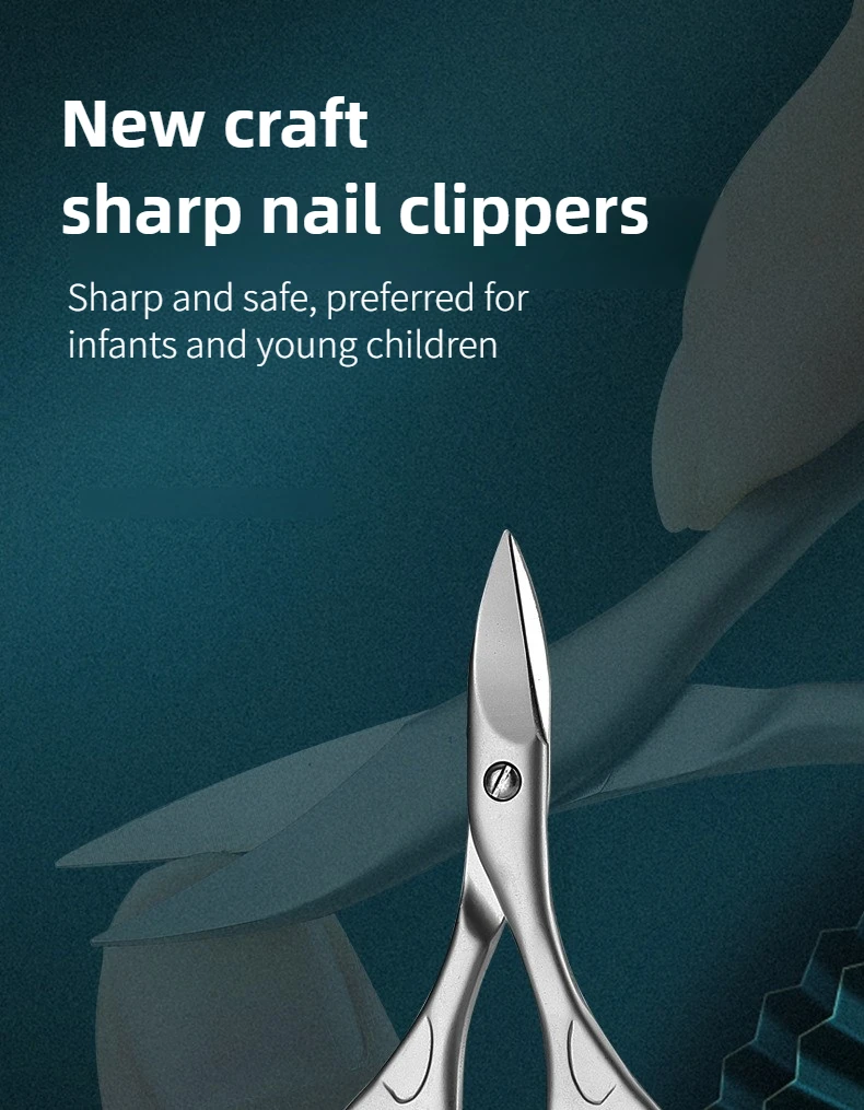‌4pcs Cuticle Scissors Stainless Steel Sharp Blade Durable Rust Free Nail Care Tool‌