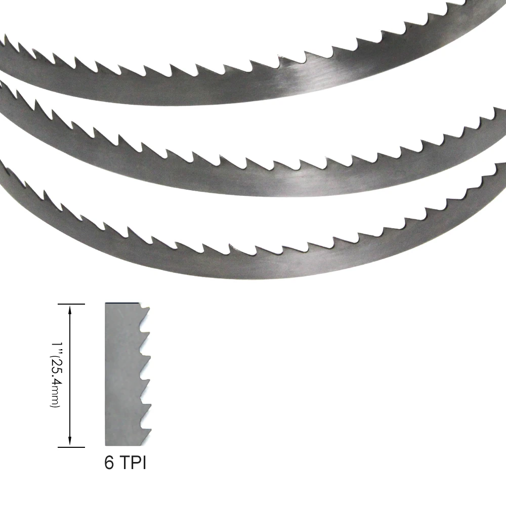 TASP Band Saw Blade 1400 x 10 x 0.65mm 6 TPI Woodwoking Accessories for Scheppach HBS20 Draper BS200A Fox F28-182 Bandsaw