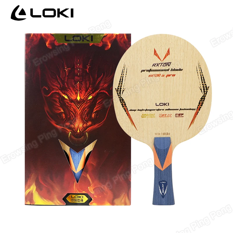 LOKI RXTON 5 PRO Table Tennis Blade Inner Basalt Carbon  Fiber Ping Pong Paddle Professional Table Tennis Racket Arc Fast Attack