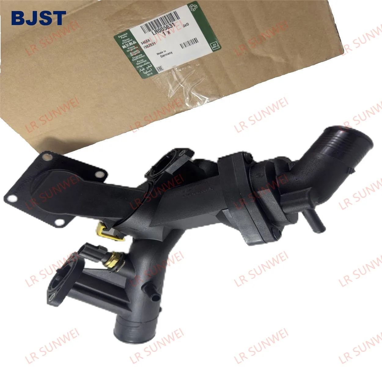 

Thermostat assembly suitable for LR3 Sport/Executive 4.4V8 petrol LR005631 4646010 4536880 1316378