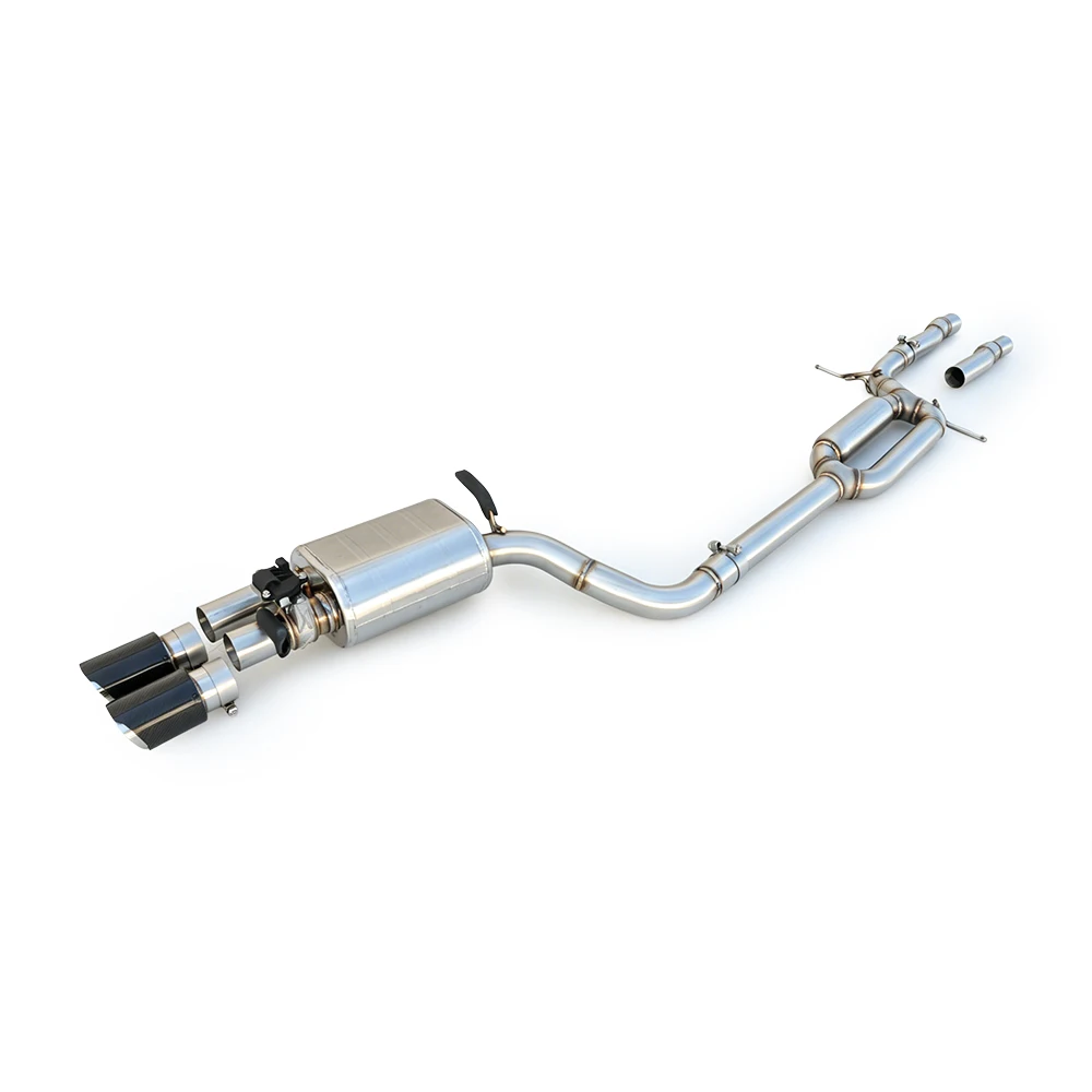 

For Audi A4 A5 2.0T 1.8T B8 2008-2016 stainless steel high-performance cat back exhaust system with valve