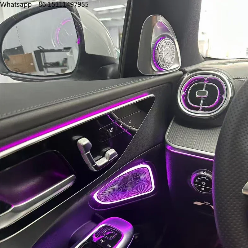 4D Rotating Audio Speaker with Rotary Tweeter for Mercedes Benz C Class W206 for C200 C300 New Condition Car Light Accessory