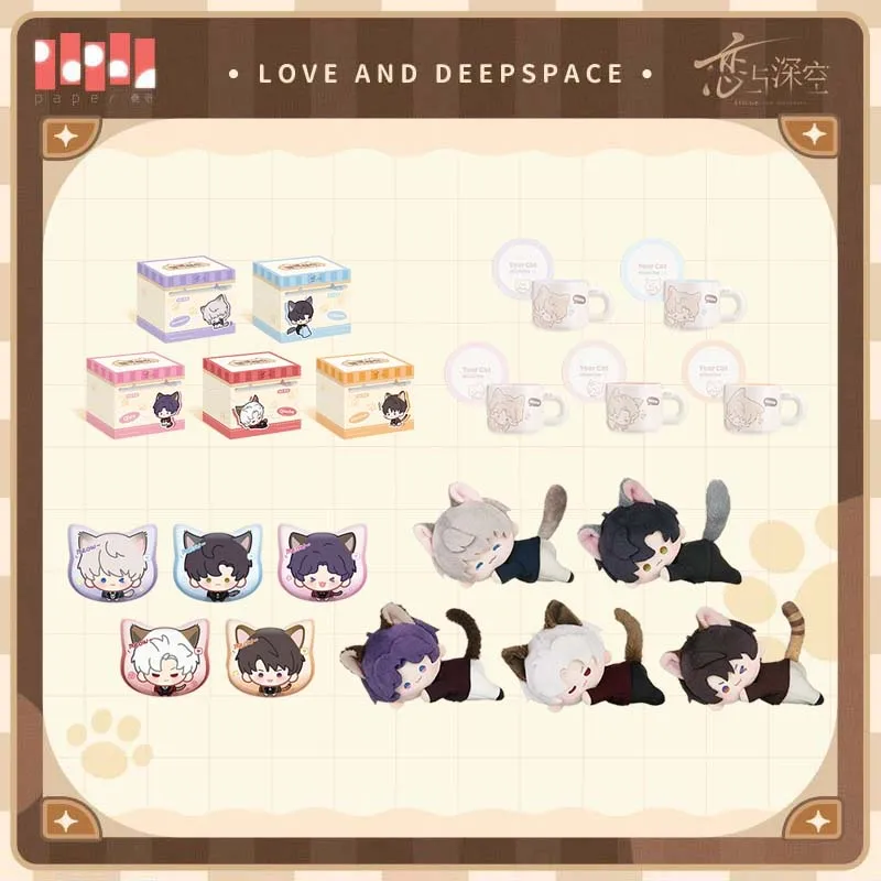 Presale Sunsyea Love and Deepspace Official Merch Original MHXN Badge Doll Sylus Xavier Caleb Rafayel Zayne