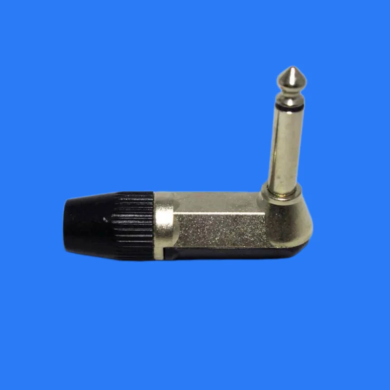 10pcs/ 6.35 wiring head mono 6.3 mixer audio plug 6.3 microphone microphone plug dc plug