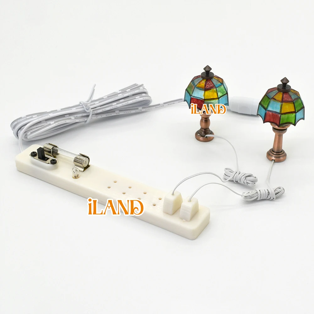 ILAND-convertisseur de tension et prise DC 12V EU, adaptateur universel pour lampe l\'inventaire Butter House