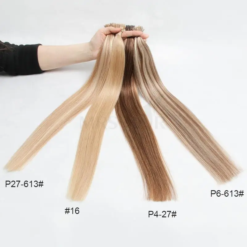 MRSHAIR I Tip estensioni dei capelli naturale 100% estensioni dei capelli umani capsule per capelli pre-incollate capsule per Microlink capelli 50G 24 "60 cm