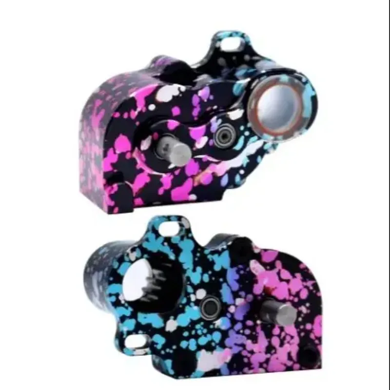 Transmisión de Metal de centro de gravedad bajo LCG 1/10 R2 para SCX10/TRX4/RC4WD Capra-carcasa de aluminio + engranajes de acero pieza de actualización DIY