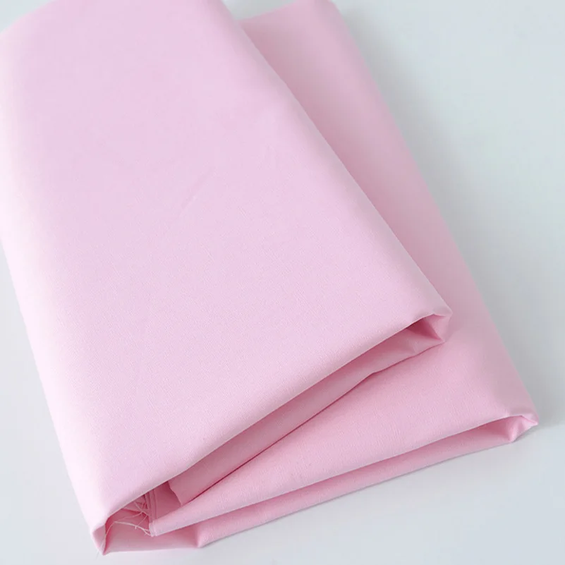 Katoenen poplin stof effen kleur wit rood zwart voor naaigerei quilten patchwork per halve meter