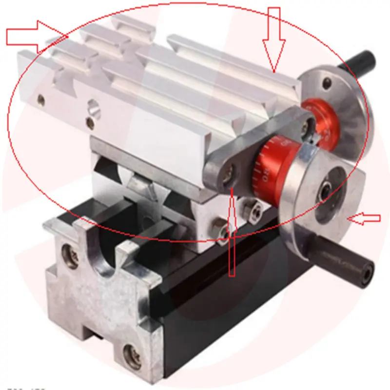 U3 6-in-1 Machine Tool Accessories Zinc Alloy Slide Metal Edition Mechanical Guide Rail Lightweight Milling Machine Lathe Screw