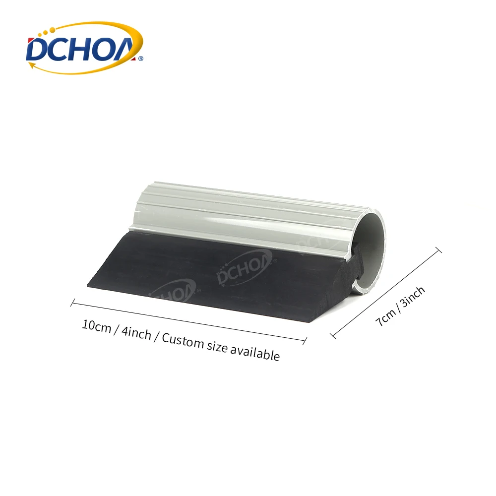DCHOA 4 Inch Carbon Fiber Rubber Squeegee for Car PPF Vinyl Wrap Window Tint Film Installation Water Removal Tool