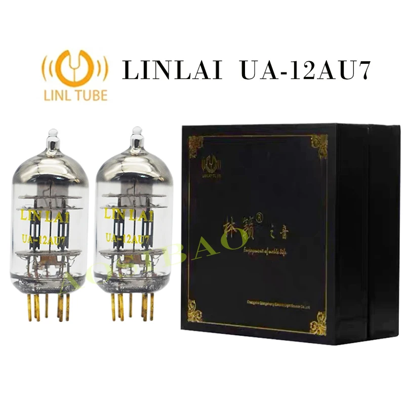 Linlai 12AU7 Vacuum Tube Replace UA 12AU7 Ecc82 5814 HIFI Audio Valve For Electron Tube Amplifier Amp Kit DIY Matched