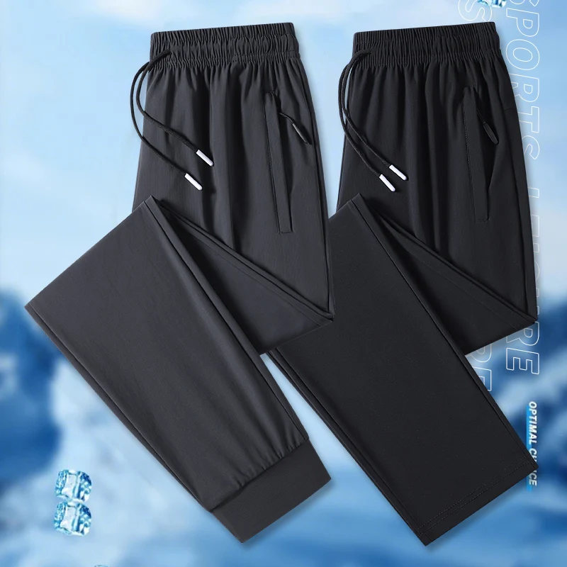 Outdoor-Wanderhose aus atmungsaktiver Eisseide für Herren – Modische, trendige, weiche, bequeme und vielseitige Freizeithose