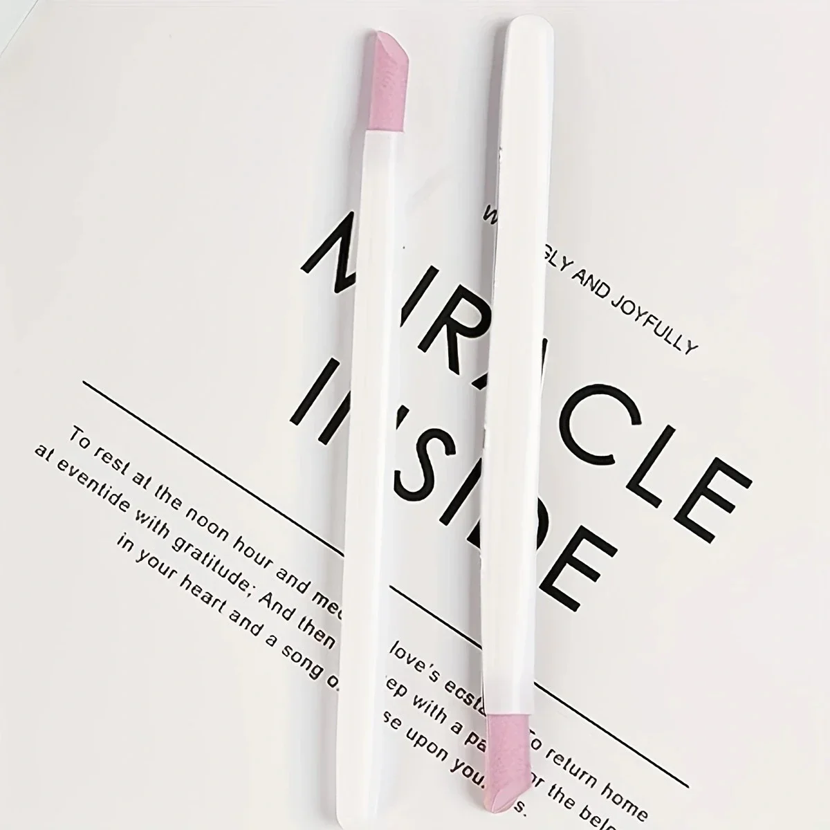 10 قطع - أداة تلميع الأظافر لإزالة الجلد الميت، قلم كوارتز سيراميك لدفع سطح الأظافر