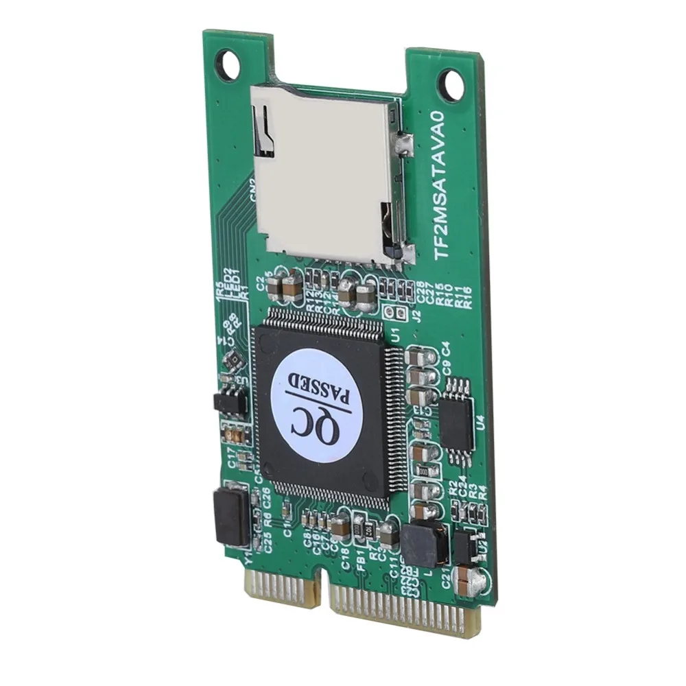

30x50mm Micro SD TF Card Adapter Embedded Design Portable SSD Adapter Converter Stable Performance Mini PCI-E MSATA Adapter